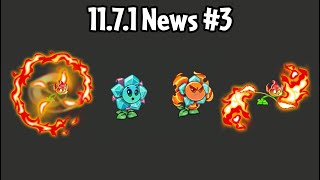 Update 1171 News 3  New Blaze Leaf amp Frost Bonnet Animations amp Sounds  Plants vs Zombies 2 [upl. by Guerin827]