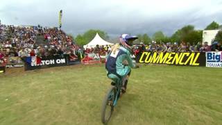 2017 UCI Downhill Mountain Bike World Cup Lourdes  Highlights [upl. by Elamrej798]