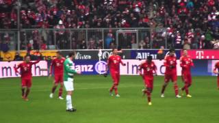 FC Bayern vs Greuther Fürth 10 Mario Mandzukic Torjubel  HD [upl. by Everson27]