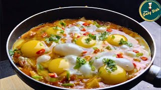 Easy Afghani Omelette Recipe  Healthy Potato Egg Recipe  The Daily Dish [upl. by Alrad462]