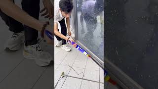 Part 77 13axis glass glue gun teaching glue video Unfold [upl. by Nohtanhoj]