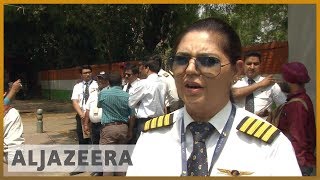 🇮🇳 Jet Airways grounded employees desperate to save jobs  Al Jazeera English [upl. by Ahserak]