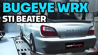 Stage 1 Tuning a Subaru Impreza BUGEYE WRX  Dyno Tuning [upl. by Shriner]