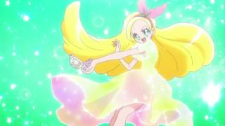 KiraKira  Pretty cure A La Mode Cure Parfait Transformation [upl. by Legir486]