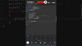 9 C program  coding c  Multiplayer of any number  TeachTechnoshorts coding programme [upl. by Russo]