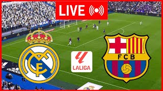 🔴LIVE  Real Madrid vs Barcelona  El clásico LaLiga 202425  Full Match Streaming [upl. by Adnawaj]