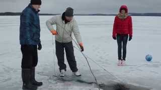 Winterfishing in Kainiemi  Talvikalastusta Kainiemessä [upl. by Frodin]