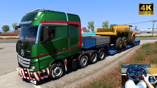 Olive Trees Delivery from Uralsk KZ through night  Euro Truck Simulator 2  Logitech G29 [upl. by Jock]