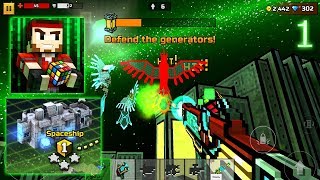 Pixel Gun 3D  World 4  Spaceship Ep 1 1600 [upl. by Moguel]