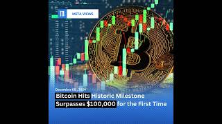 Bitcoin Hits Historic Milestone Surpasses 100000 for the First Time [upl. by Polky]