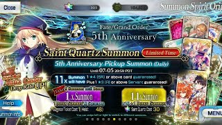 CASTORIA ROLLS  DECENT SPOOKS  5th Anniversary Pickup Summon  FateGrand Order NA [upl. by Ila505]