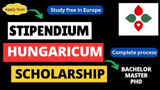 StepbyStep Guide How to Apply for Stipendium Hungaricum Scholarship 2025  Study in Hungary [upl. by Ramoj]