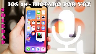 IOS 18  Como Activar el DICTADO POR VOZ  Excelente  🥰📱 [upl. by Attolrahc]