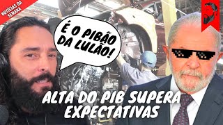 ECONOMIA BRASILEIRA CRESCE MAIS QUE O ESPERADO E SUPERA EXPECTATIVAS [upl. by Teece960]