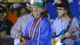 Willie Nelson  On the Road Again Live at Farm Aid 1985 [upl. by Nebuer]