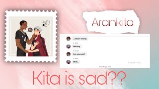 Kita is sad  arankita fluff  haikyuu texts [upl. by Asiela]