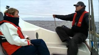 iroquois mk2 catamaran EembruggeLauwersoog 2012wmv [upl. by Nennarb]