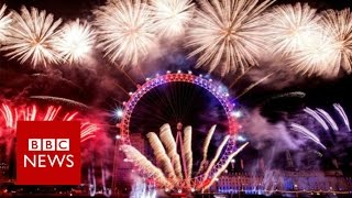 New Year fireworks show London is open  BBC News [upl. by Bigford]