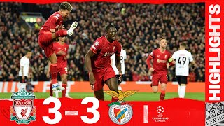 HIGHLIGHTS Liverpool 33 Benfica  FIRMINO amp KONATE BOOK A PLACE IN THE SEMIS [upl. by Petite5]