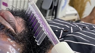 Beard Care With High Frequency Comb [upl. by Vally]