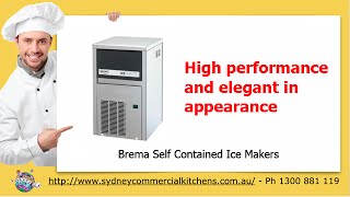 Brema Self Contained Ice Makers amp Ice Cube Makers [upl. by Elleon]