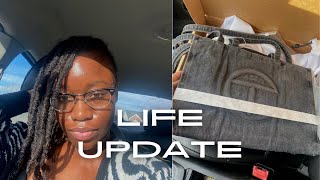 LIFE UPDATE  TELFAR UNBOXING  seasonal depression rebranding leaving college etc [upl. by Leahcar813]