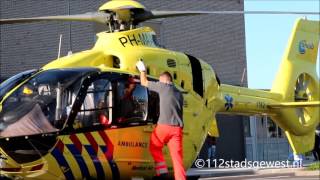 Traumaheli voor patiënt huisartsenpost 04082017 [upl. by Acirej522]