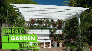 Pretty Pergola  GARDEN  Great Home Ideas [upl. by Cliffes]