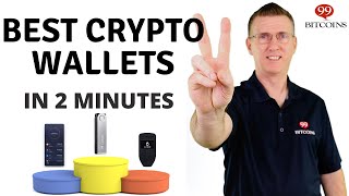 Best Cryptocurrency Wallets of 2024 in 2 minutes [upl. by Tomi440]