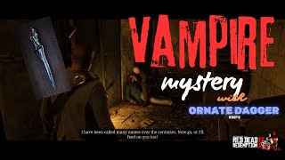 VAMPIRE Mystery Ornate Dagger Knife 🧛🧛🗡Red Dead Redemption 2 rdr2 rdr2secret viralvideo [upl. by Gillespie445]