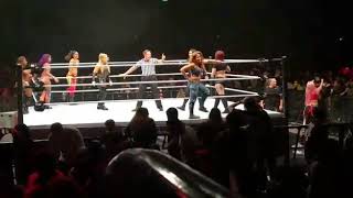 WWE Live Bologna 9 November  Women Tagteam match [upl. by Novyat]