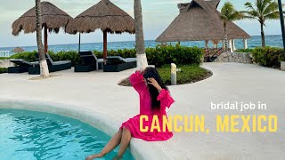 Cancun with Vithya  Bridal Job  Vithya Hair and Makeup [upl. by Ystap]