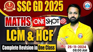 SSC GD Maths  SSC GD 2025  LCM amp HCF Maths Revision Class  Maths For SSC GD by Deepak Sir [upl. by Zhang]