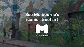 Melbournes iconic street art  City of Melbourne [upl. by Eba]