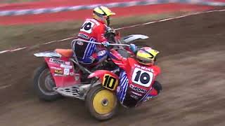 Sidecar motocross racing World championship Beuern 2003 [upl. by Llerdnek]