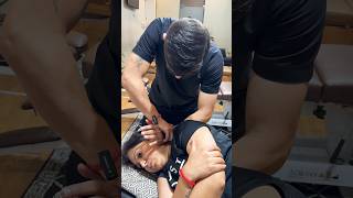 Upper cervical spine adjustment for giddiness and vertigo shortsfeed trending [upl. by Norit220]