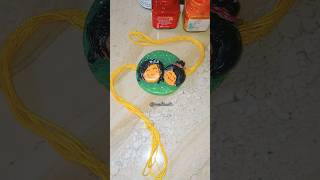 rakhi craftdiy clay claycraft art ytstudio shorts viralshorts [upl. by Atteloiv]