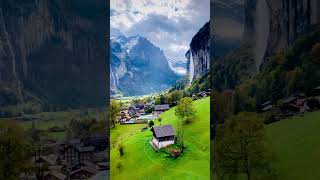 2024 autumn interlaken lauterbrunnen mürren ropeway cablecar beautiful switzerland october [upl. by Hanonew]