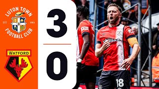 Luton 30 Watford  Highlights [upl. by Amihc]