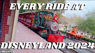 Every Ride at Disneyland  2024 POVs  4K 60FPS [upl. by Notpmah132]