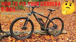 How To Fix Every Electrical Problem and Error Code On Your Carrera Halfords EBike [upl. by Jair]