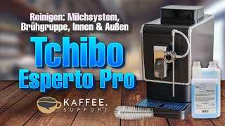 Tchibo Esperto Pro Reinigen Milchsystem Brühgruppe Innen amp Außen [upl. by Romeyn70]