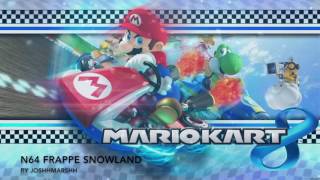 N64 Frappe Snowland  Mario Kart Music Extended Remix by JoshhMarshh [upl. by Bloem138]