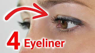 4 einfache Eyeliner Varianten für Anfänger [upl. by Ashok]