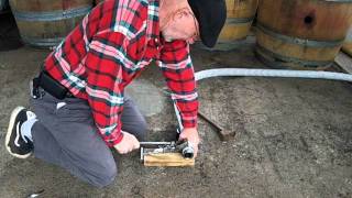 Winery Equipment Kanaline FW Hose End Install [upl. by Sidnee]