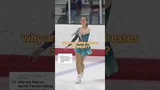 why are figure skating dresses SO SHORT 😳 iceskater figureskating figureskater iceskating [upl. by Beverie452]