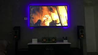 522Ch Klipsch Dolby Atmos Home Theater The Suicide Squad 4K [upl. by Ariak]