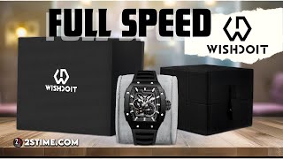 WISHDOIT Full Speed Aluminium Case  Ultra Light Tonneau Watch Under 400 [upl. by Petie]