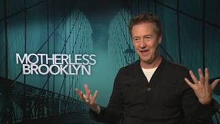 Edward Norton on Motherless Brooklyn  FULL INTERVIEW [upl. by Adnaloj136]