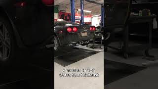 CORVETTE C6 Z06  Corsa Sport Exhaust [upl. by Nywg]